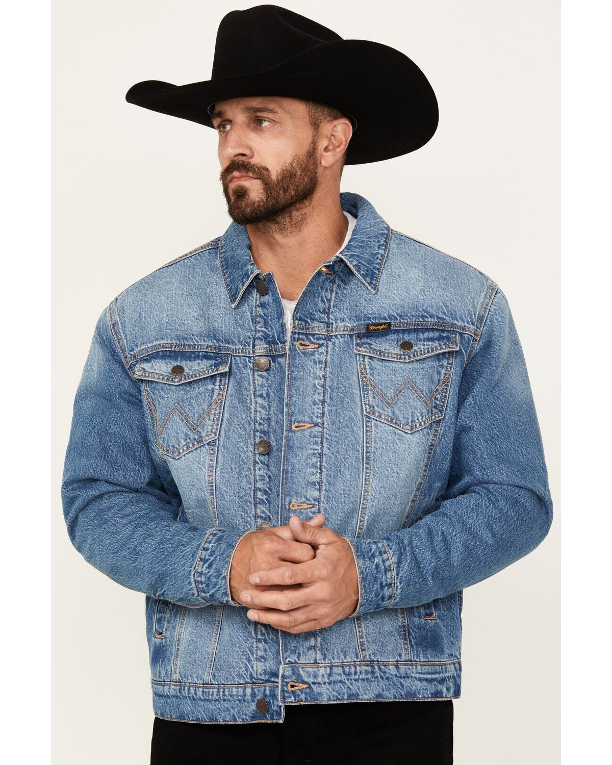 驚きの安さ WRANGLER / WASHED DENIM TRUCKER JACKET 【公式通販】