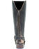 Image #4 - Corral Women's Distressed Harness Western Boots - Round Toe, Black, hi-res