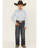 Image #3 - Rock & Roll Denim Boys' Dark Wash Raised Bootcut Denim Jeans, Dark Wash, hi-res