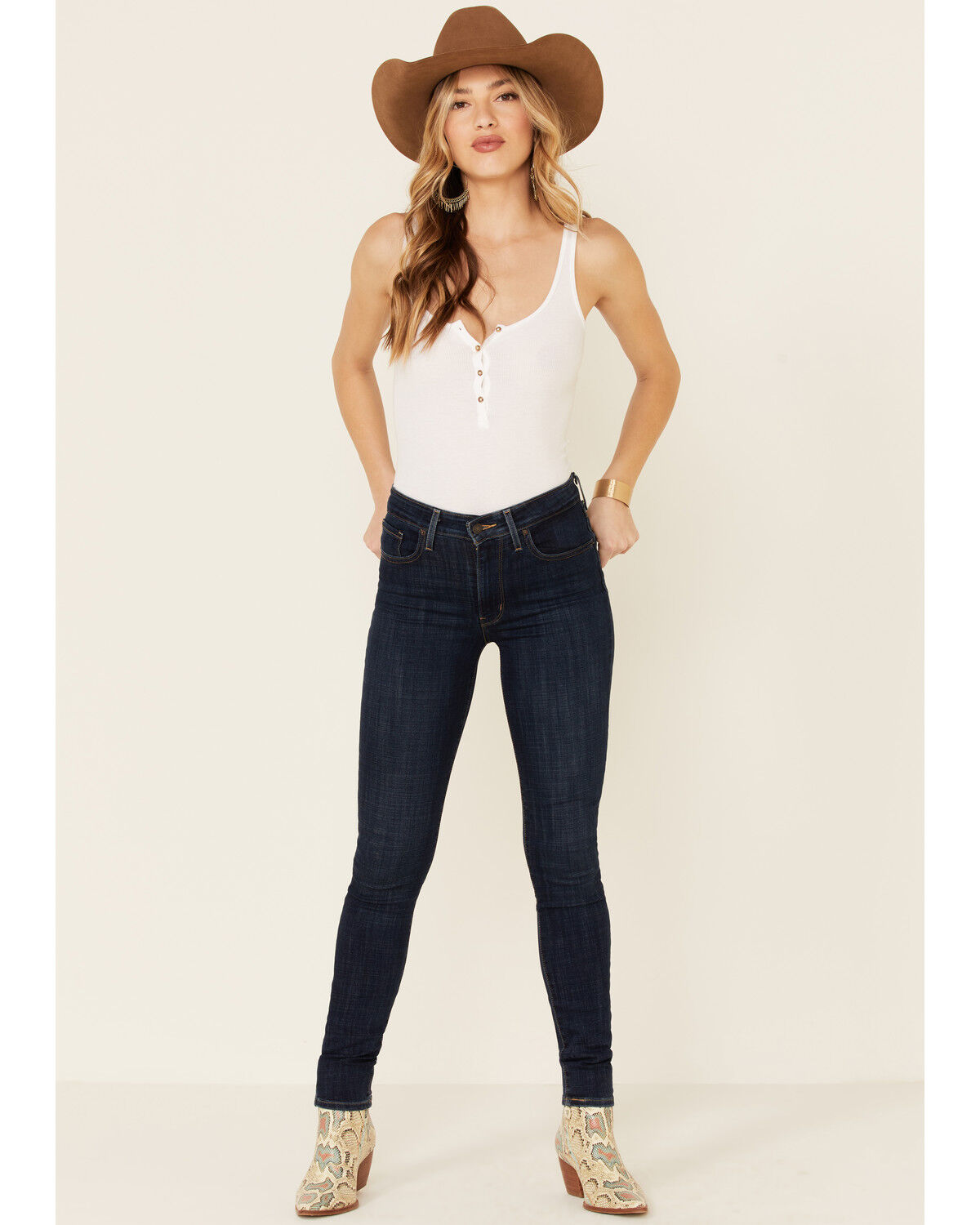 women's levi's high rise skinny jeans