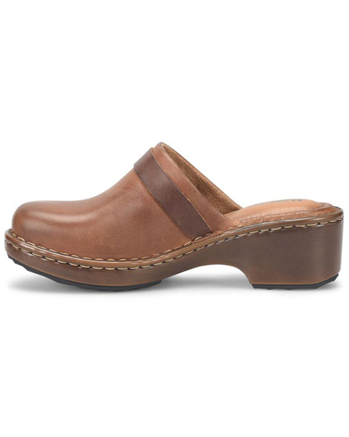 Image #3 - Born Women's Tru Slip-On Clogs, Tan, hi-res