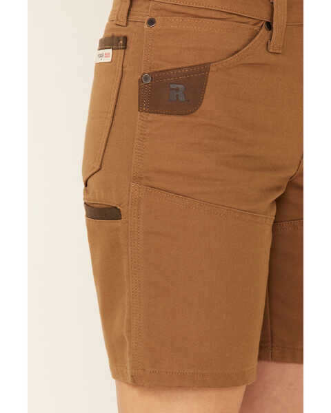 Image #4 - Wrangler Women's Technician Work Shorts, Brown, hi-res