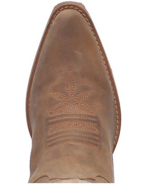 Image #6 - Dan Post Women's Karmel Western Boots - Snip Toe, Lt Brown, hi-res