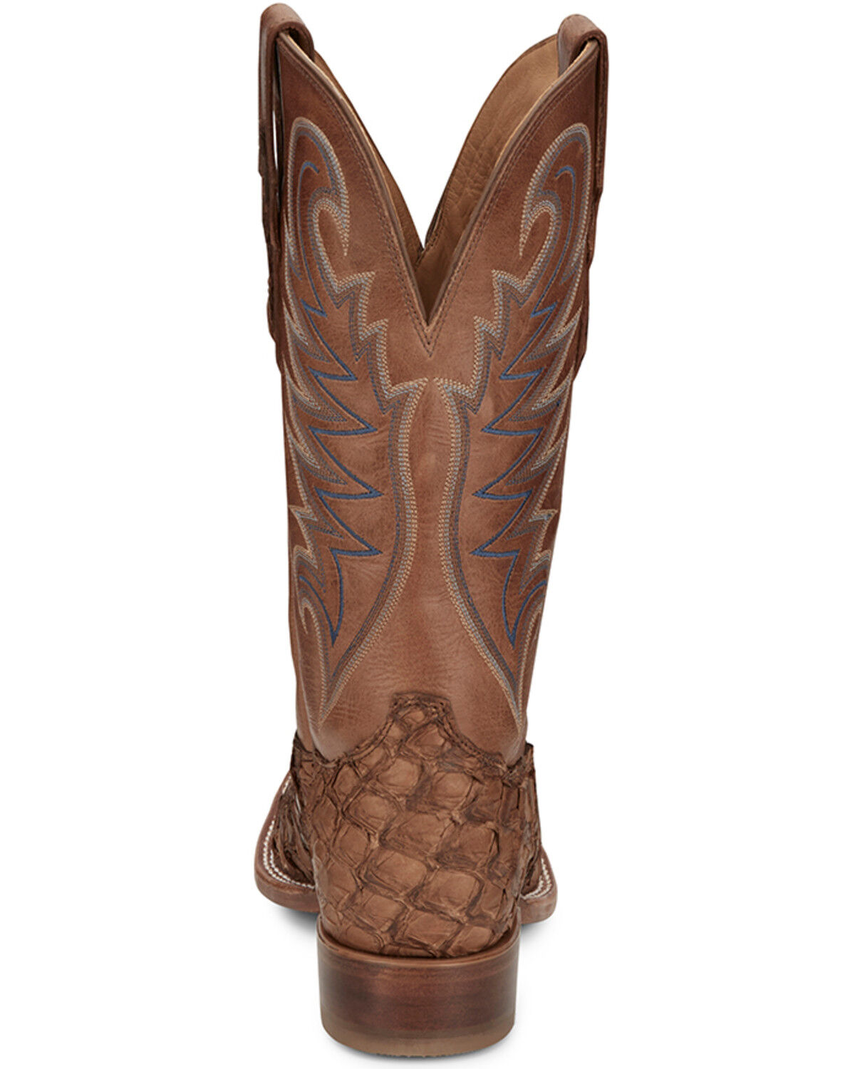 Image #5 - Tony Lama Men's Everett Exotic Pirarucu Western Boots - Broad Square Toe, , hi-res
