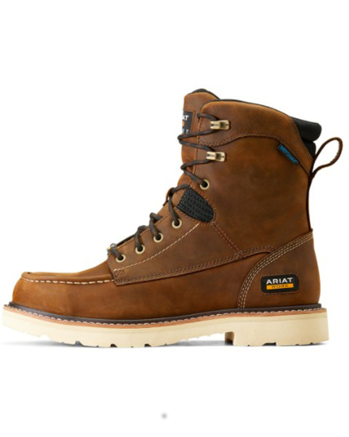 Image #2 - Ariat Men's Rebar Lift 8" Waterproof Lace-Up Work Boots - Moc Toe, , hi-res