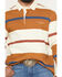 Image #3 - Kimes Ranch Men's Bulldog Rugby Striped Long Sleeve Polo Shirt, Brown, hi-res