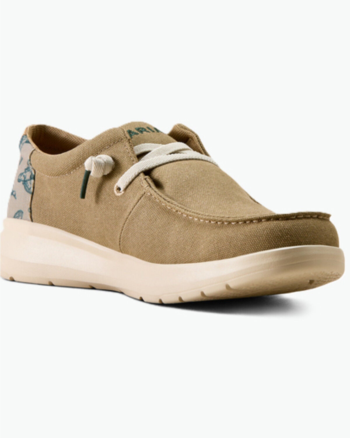 Ariat Men's Hilo Casual Shoes - Moc Toe, Beige, hi-res