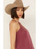 Image #2 - Shyanne Women's Embellished Halter Tank, Violet, hi-res