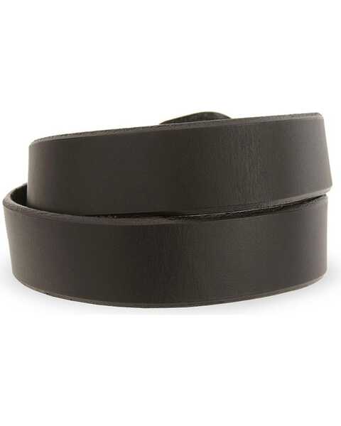 Image #2 - Tony Lama Basic Black Leather Belt - Reg & Big, Black, hi-res
