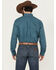 Image #4 - Cinch Men's Geo Print Long Sleeve Button-Down Western Shirt, Green, hi-res