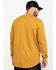 Hawx Men's Brown Box Logo Graphic Thermal Long Sleeve Work Shirt , Brown, hi-res