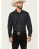 Image #1 - Cody James Black 1978® Men's Long Sleeve Snap Denim Shirt, Black, hi-res