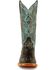 Image #3 - Ferrini Women's Black Caiman Print Western Boots - Square Toe, Black, hi-res