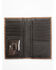 Cody James Men's Croc Praying Cowboy Checkbook Wallet, Brown, hi-res