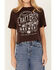 Image #3 - Cleo + Wolf Women's Craft Beer Boxy Graphic Tee, Chocolate, hi-res