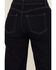 Image #4 - Sneak Peek Women's Front Patch Pockets Straight Jeans, Dark Blue, hi-res