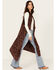 Image #1 - Shyanne Women's Space Dyed Sweater Vest, Maroon, hi-res