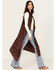 Image #1 - Shyanne Women's Space Dyed Sweater Vest , Maroon, hi-res