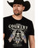 Image #2 - Cody James Men's Pure Country Short Sleeve Graphic T-Shirt , Black, hi-res