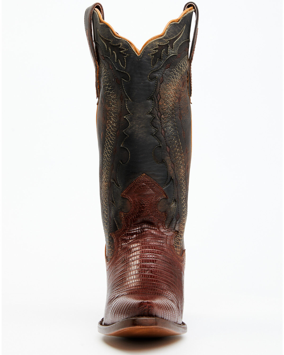 Image #4 - Dan Post Women's 12" Exotic Lizard Western Boots - Snip Toe, , hi-res