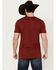 Image #4 - Moonshine Spirit Men's Authentic Short Sleeve Graphic T-Shirt, Burgundy, hi-res