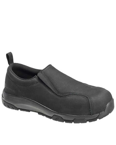Nautilus Men's Slip-On Work Shoes - Composite Toe, Black, hi-res