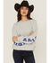 Image #1 - Ariat Women's Cowgirl Sweatshirt, Grey, hi-res