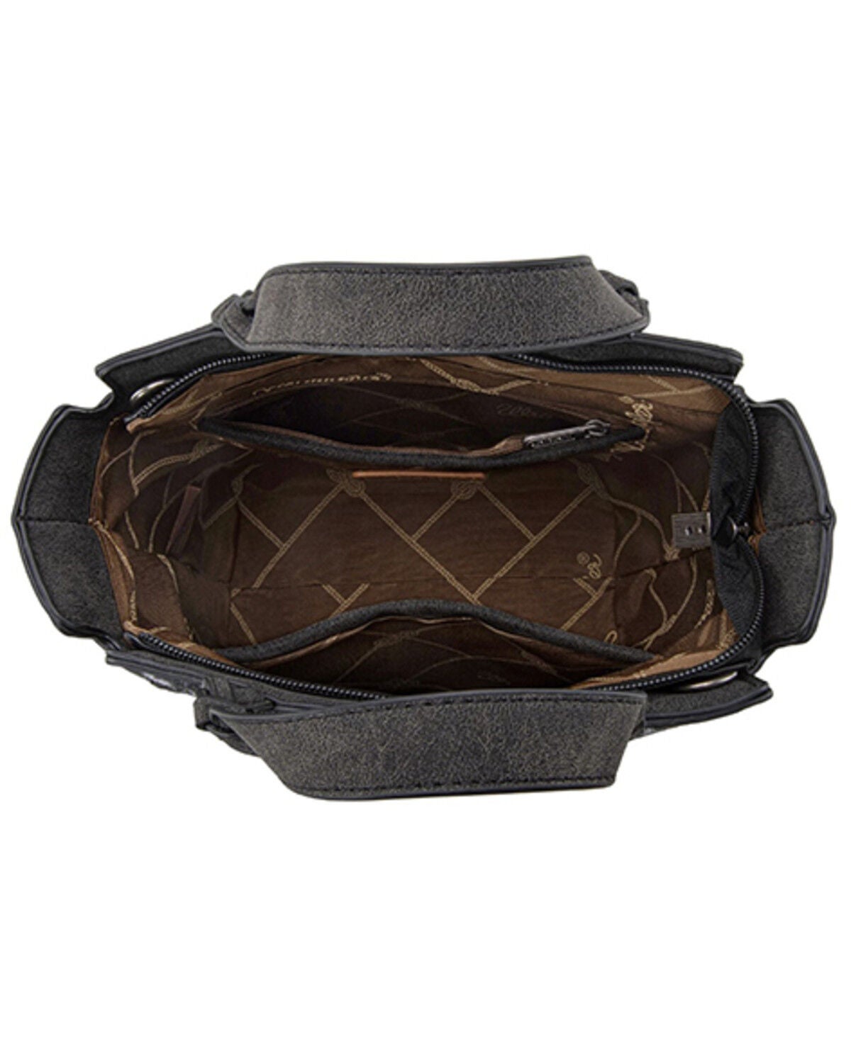 Image #3 - Wrangler Women's Leopard Print Crossbody Tote, Black, hi-res
