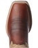 Ariat Men's Valor Western Performance Boots - Broad Square Toe, Brown, hi-res