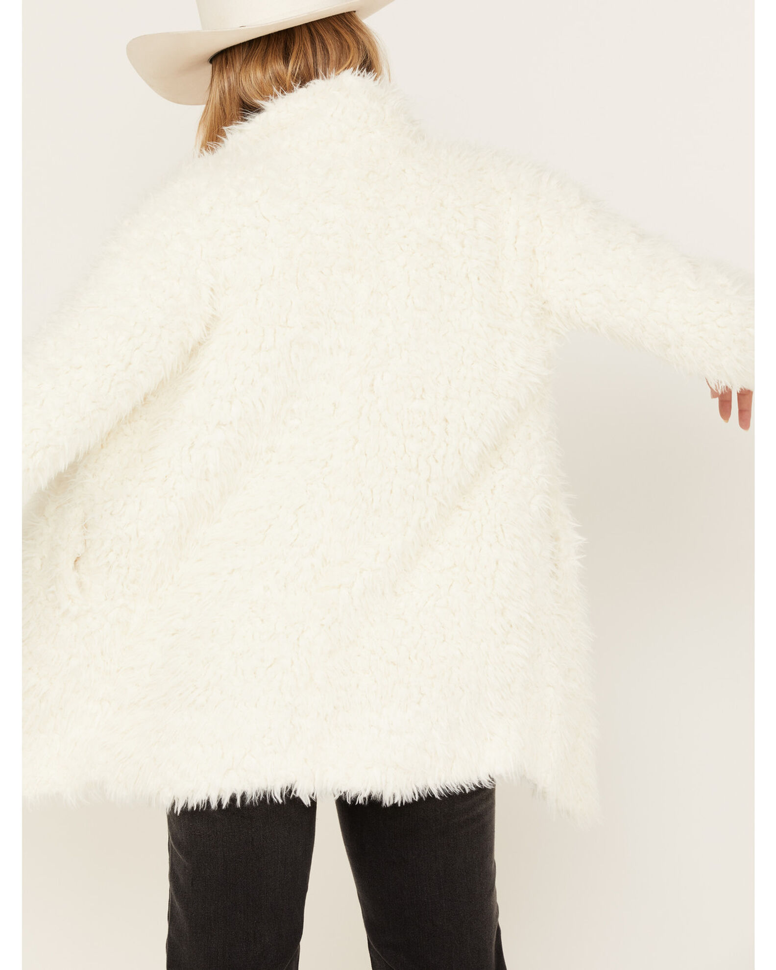 Image #4 - Shyanne Women's Faux Fur Fluffy Coat, , hi-res
