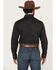 Image #4 - Rock & Roll Denim Men's Paisley Print Long Sleeve Snap Stretch Western Shirt, Black, hi-res
