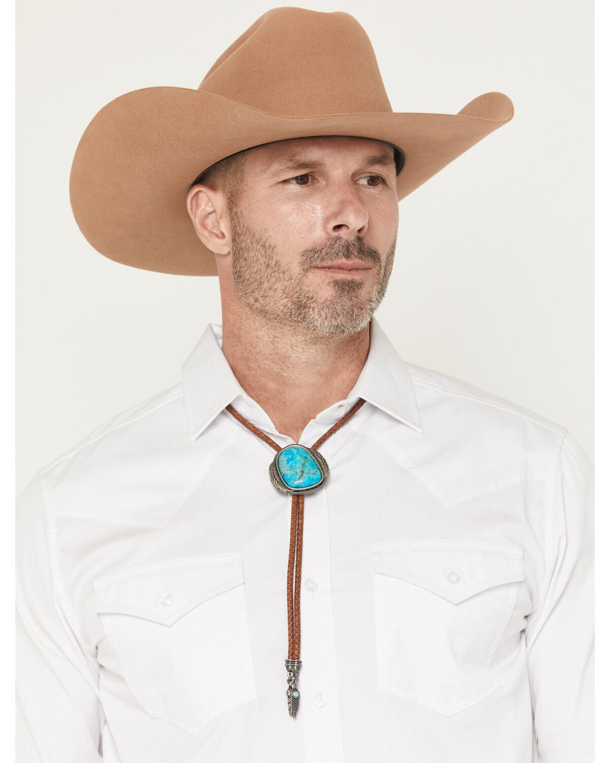 Image #1 - Cody James Men's Conway Bolo Tie, Brown, hi-res