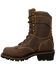 Image #3 - Georgia Boot Men's 9" AMP LT Logger Insulated Waterproof Work Boots - Composite Toe, Brown, hi-res