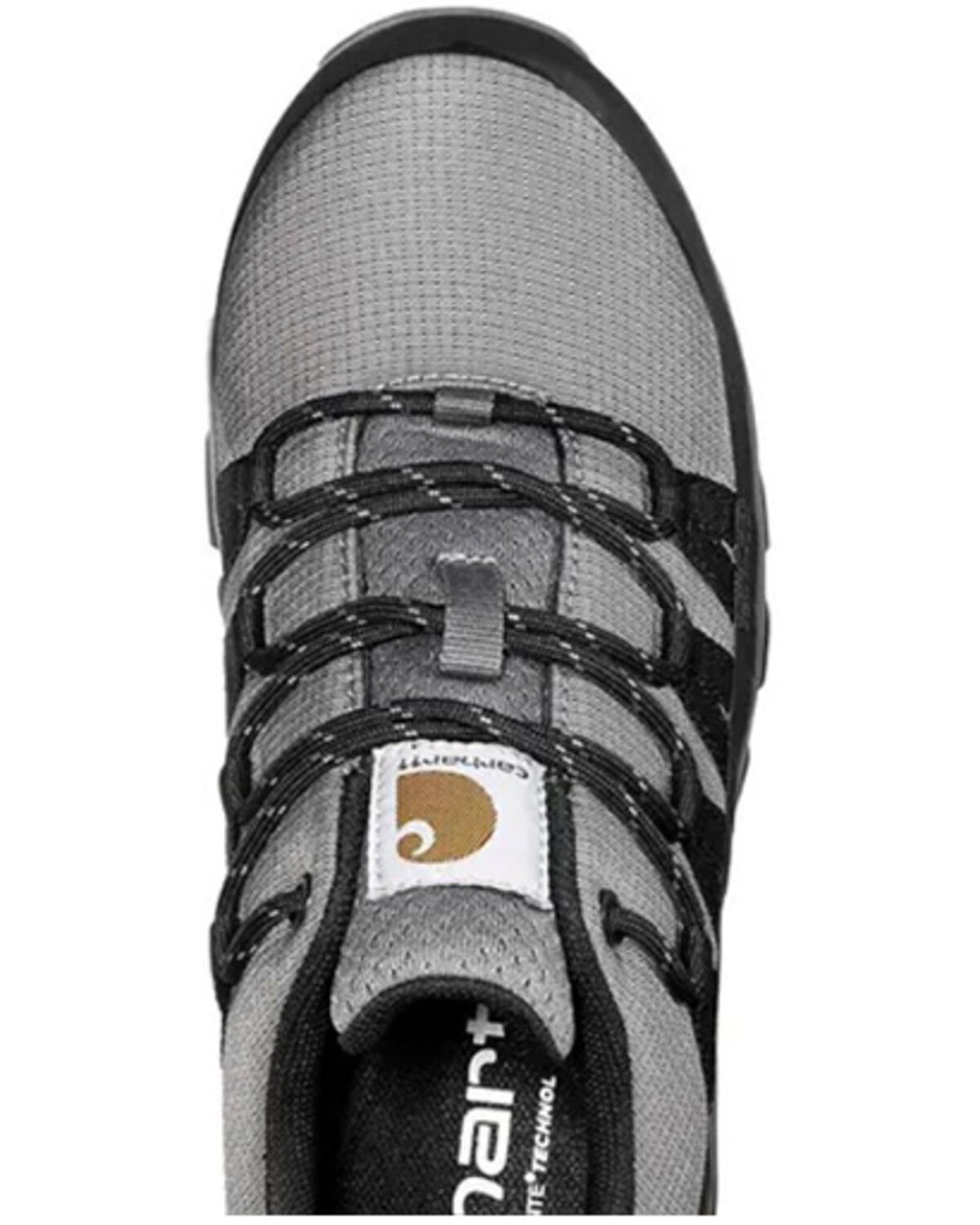 Image #6 - Carhartt Men's Gilmore Low Ripstop Work Shoes - Nano Composite Toe, Grey, hi-res