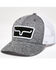Image #1 - Kimes Ranch Men's The Cutter Logo Patch Mesh Back Trucker Cap, Heather Grey, hi-res