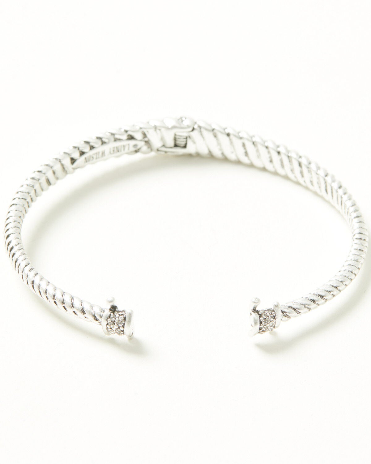 Image #1 - Lainey Wilson Women's Barbed Wire Cuff Bracelet, Silver, hi-res