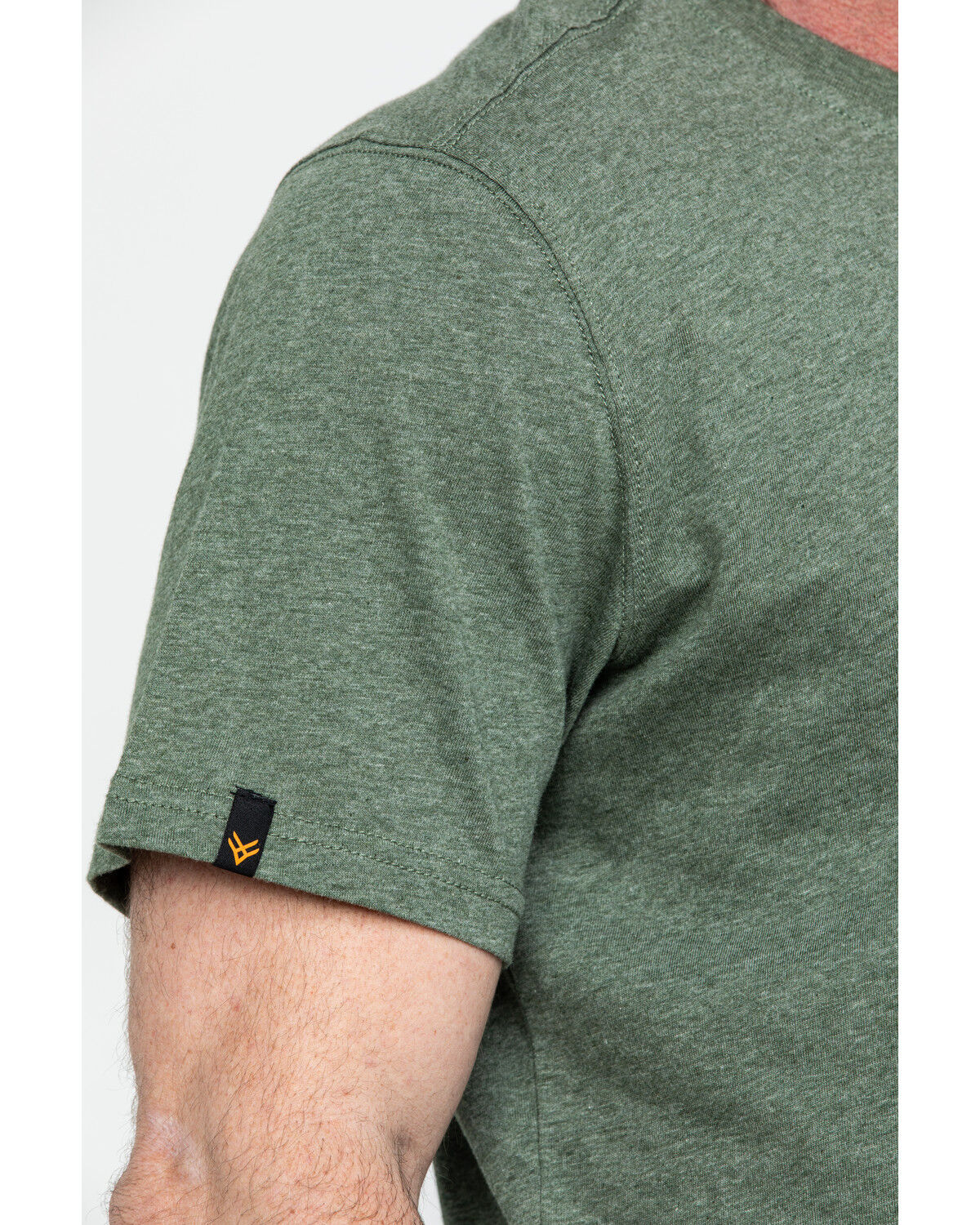 Image #4 - Hawx Men's Green Pocket Crew Short Sleeve Work T-Shirt , , hi-res