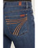 Image #4 - 7 For All Mankind Women's Dojo 36" Slim Trouser Stretch Denim Jeans, Dark Wash, hi-res