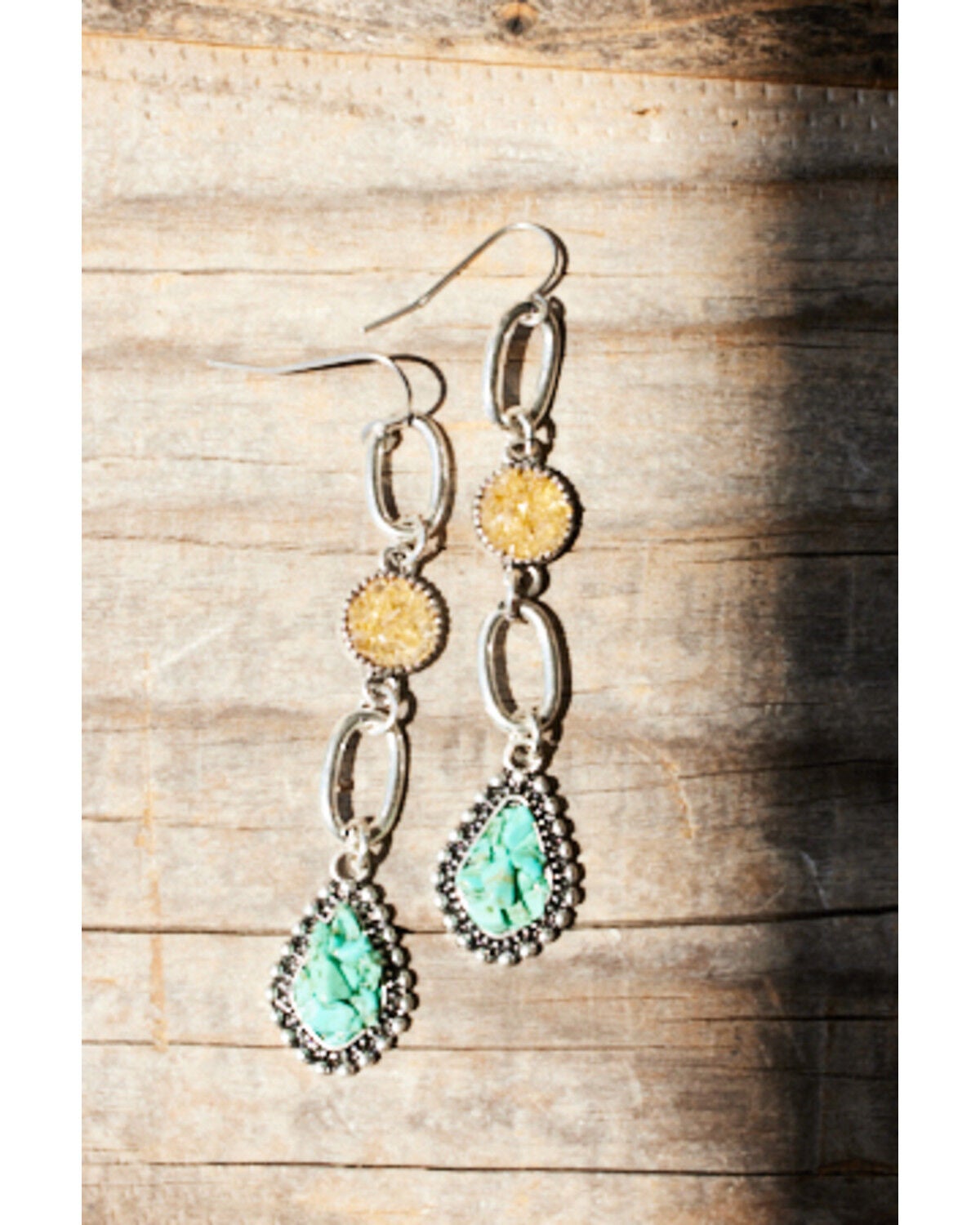 Shyanne Women's Drop Cable Link Earrings, Silver, hi-res