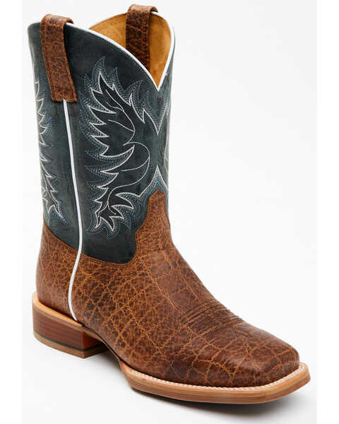 Image #1 - Cody James Men's Xtreme Xero Gravity Fowler Western Performance Boots - Broad Square Toe, Blue, hi-res