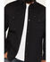 Image #3 - Moonshine Spirit&reg; Men's Thunder Solid Snap Shirt Jacket, Black, hi-res