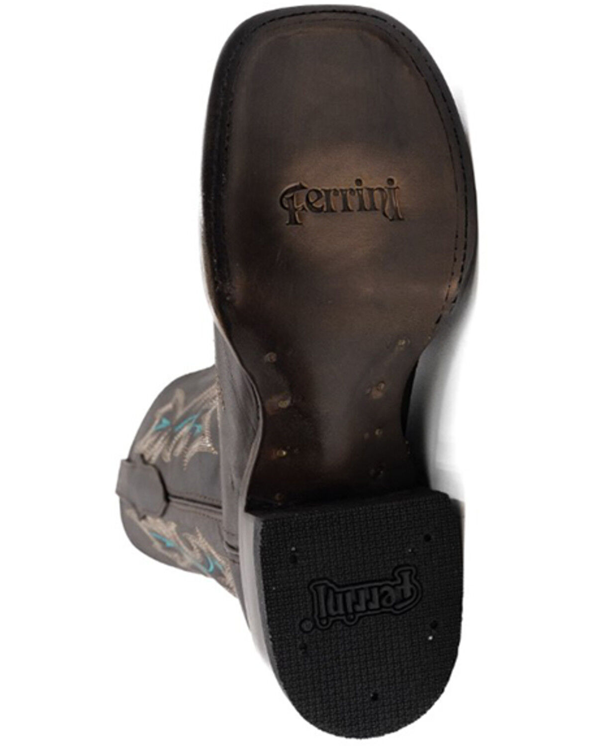 Image #7 - Ferrini Women's Betsy Western Boots - Broad Square Toe, Brown, hi-res
