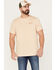 Image #1 - Brothers and Sons Men's Get Lost Short Sleeve Graphic T-Shirt, Sand, hi-res