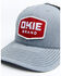 Image #2 - Okie Men's Wiley Logo Patch Mesh-Back Ball Cap, Charcoal, hi-res