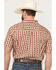 Image #4 - Cody James Men's Bridgestone Southwestern Striped Short Sleeve Button-Down Stretch Western Shirt, Tan, hi-res