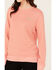 Image #3 - Carhartt Women's Tencel™ Fiber Series Relaxed Fit Sweatshirt, Coral, hi-res