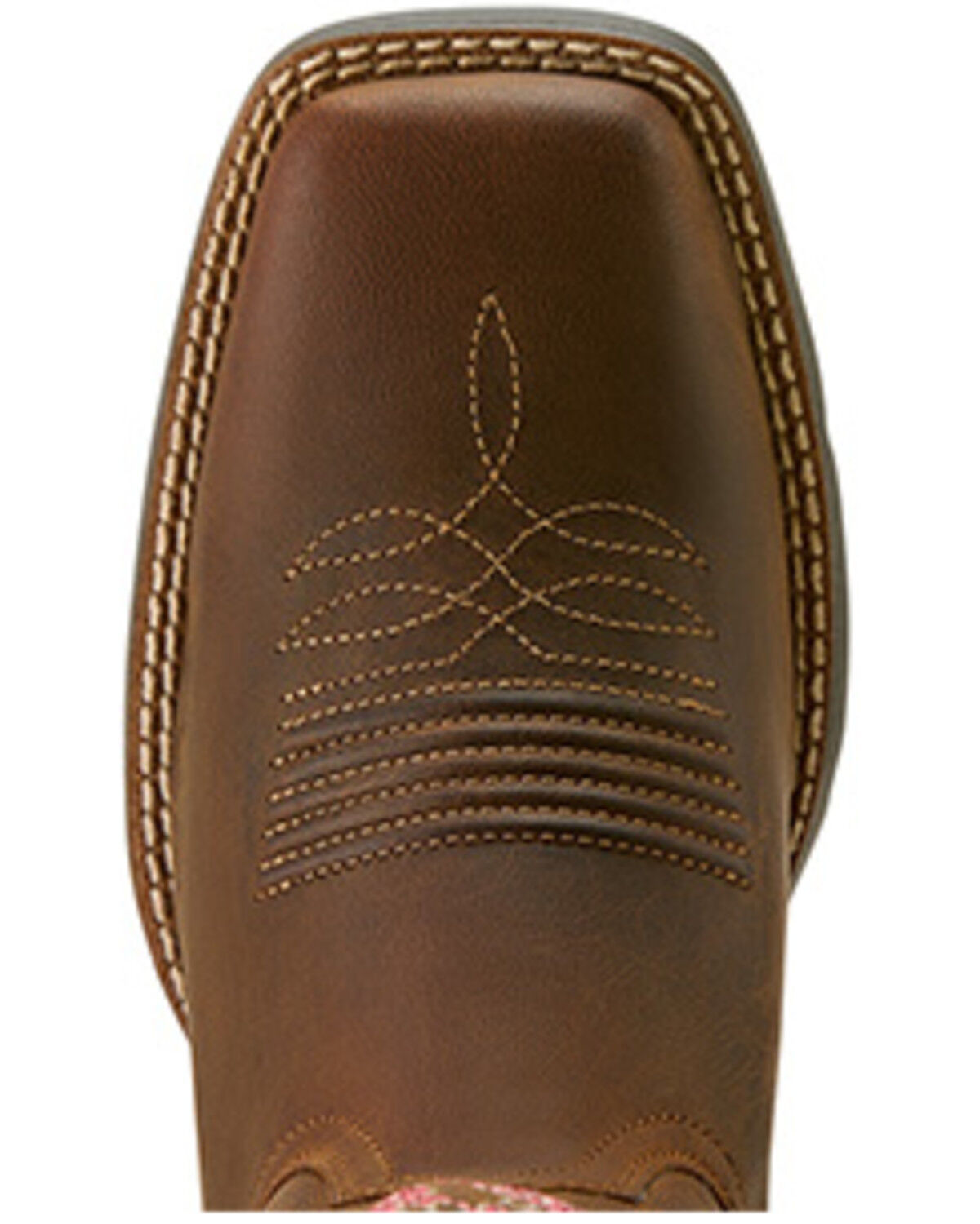 Image #4 - Ariat Women's Round Up StretchFit Western Boots - Broad Square Toe, Brown, hi-res