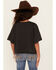 Image #4 - La La Land Girls' Guitar Short Sleeve Fringe Graphic Tee, Black, hi-res