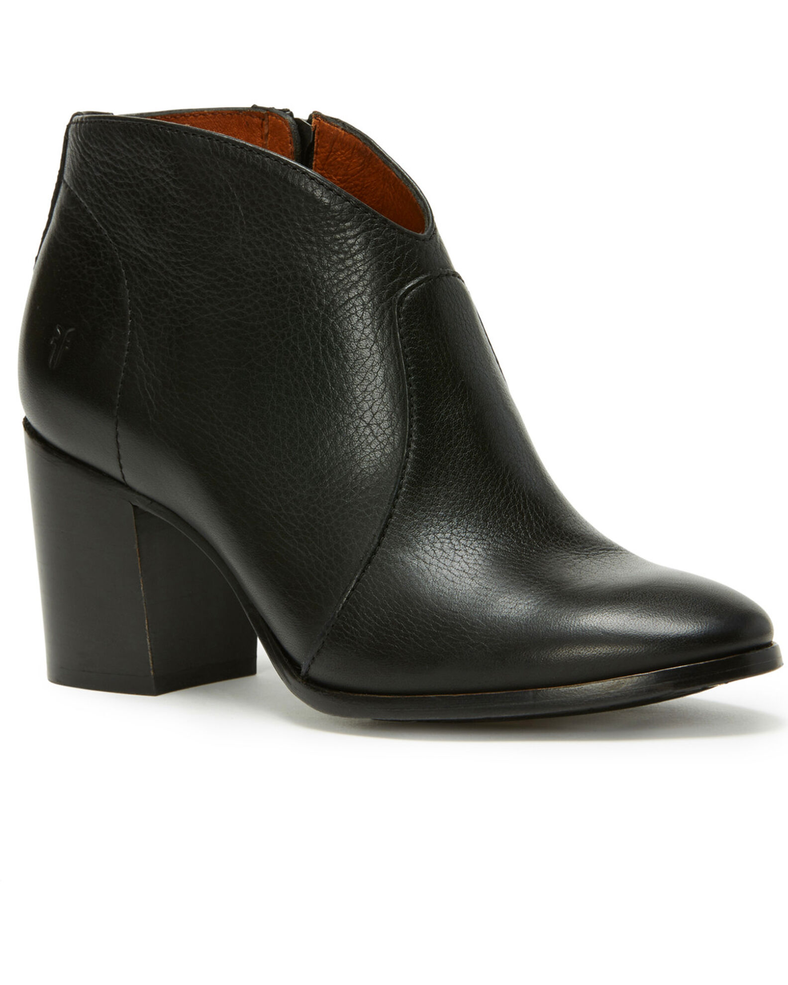 Frye Women s Black Nora Zip Booties Round Toe Country Outfitter