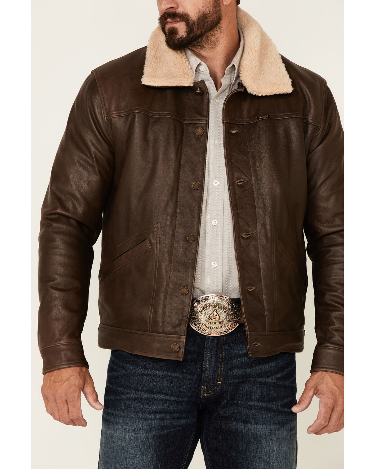Wrangler sheepskin jacket 2025